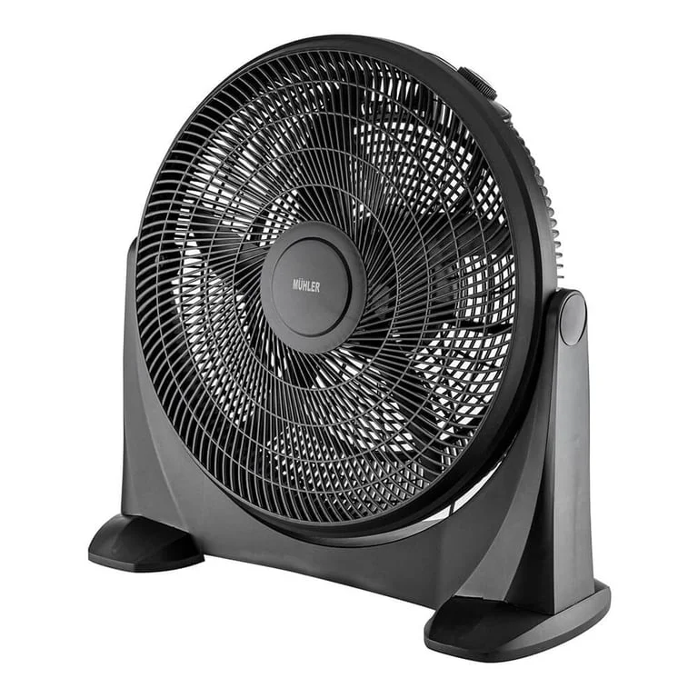 Вентилатор подов 20'' Muhler FM-2020F, 80W, индустриален, пластмасов, черен