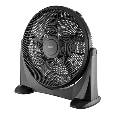 Вентилатор подов 20'' Muhler FM-2020F, 80W, индустриален, пластмасов, черен