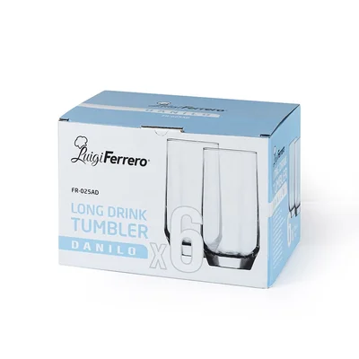 Чаша за вода Luigi Ferrero Danilo FR-025AD 385ml, 6 броя