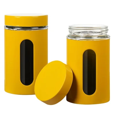 Storage jar set Muhler Ida MR-2406YM 1.05L 2 pcs