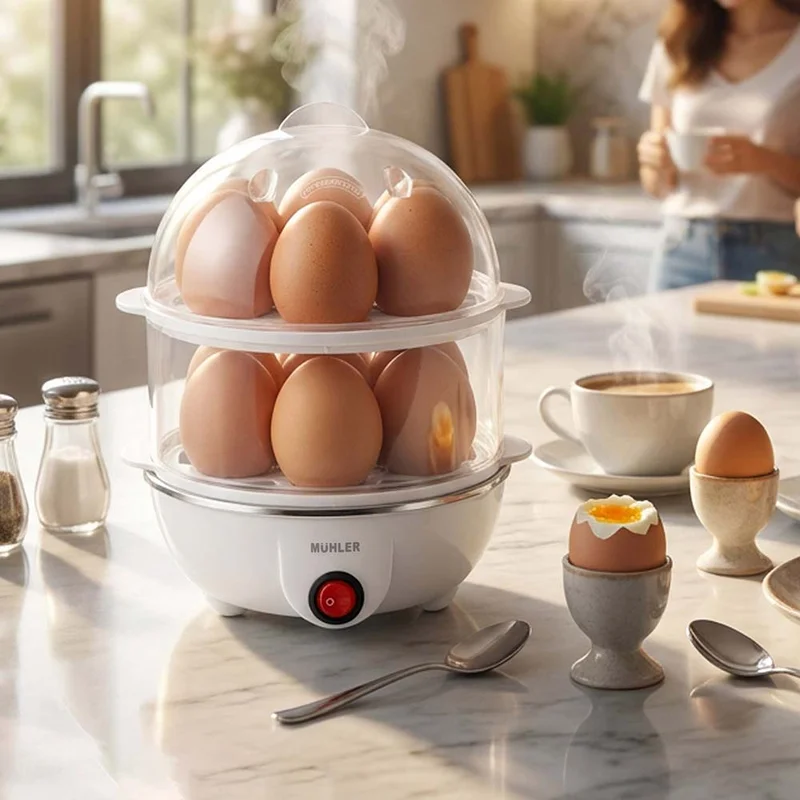 Egg boiler Muhler ME-272, 350W, 2x7 eggs