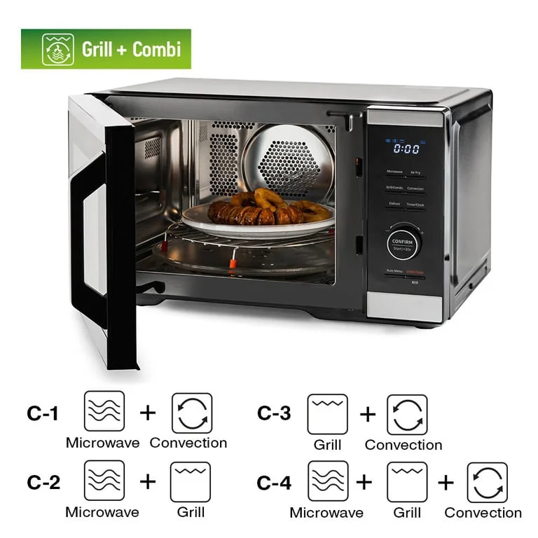 Microwave Oven 5in1 MUHLER MO-979 Air Plus, 27L, black, digital