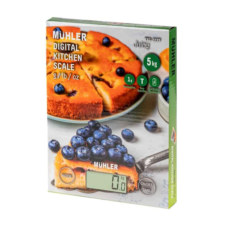 Везна Muhler KSC-2277 ел.кухненска,Juicy, 5kg