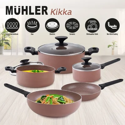 5-piece Cookware promo-set Muhler - Kikka series
