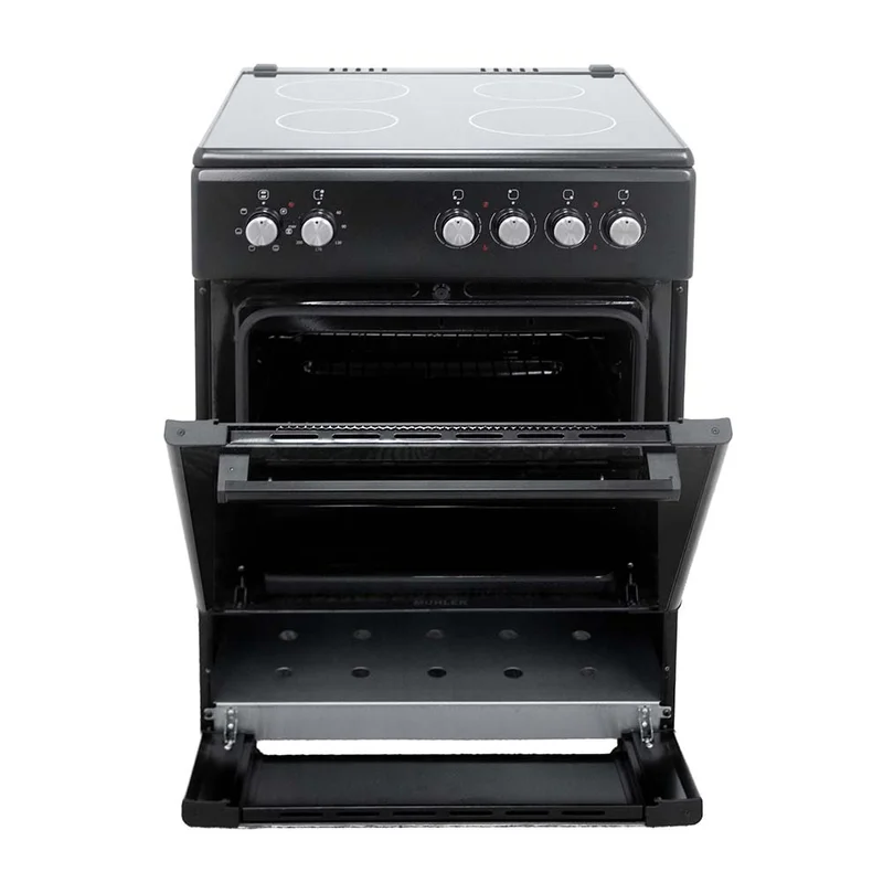 Голяма готварска печка Muhler ELC-VC601EB, 4В