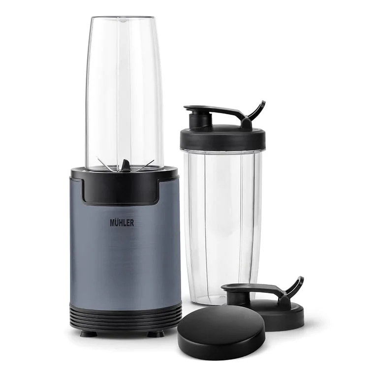 Nutritional blender Muhler MNB-688, 600W, 6 blades, 2 cups, Ash Grey