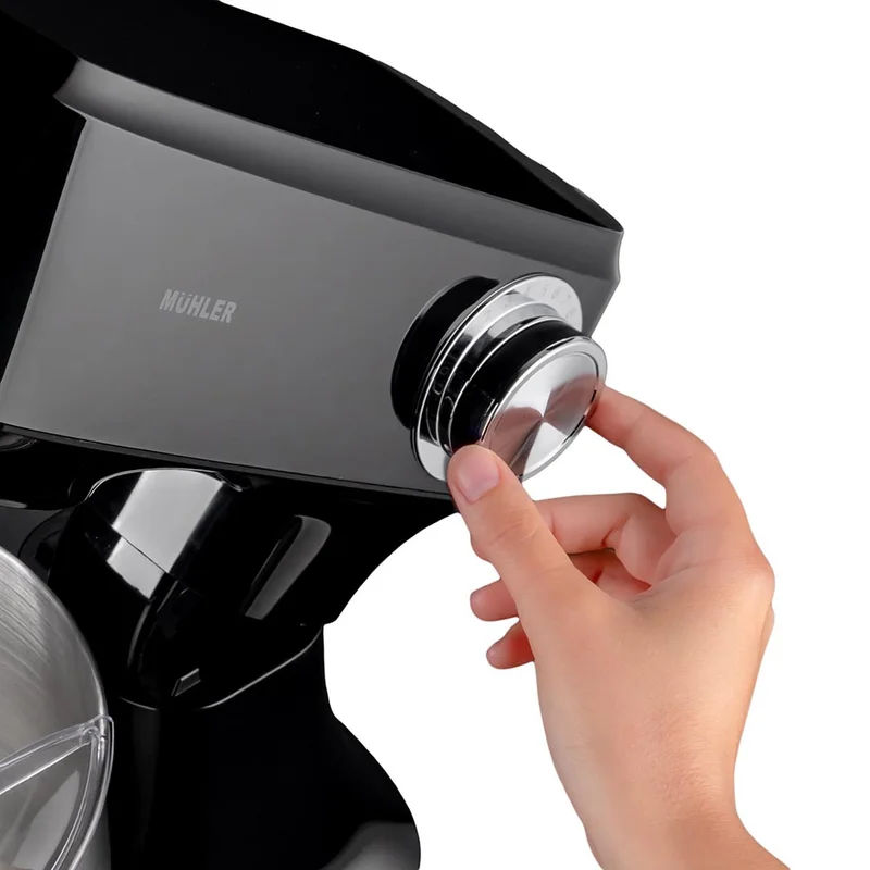 Миксер планетарен  Muhler MXP-800S, 800W, 4.5L купа от неръждаема стомана