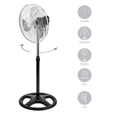 16" Industrial fan Muhler FM-6136D 3in1, stand, wall, floor