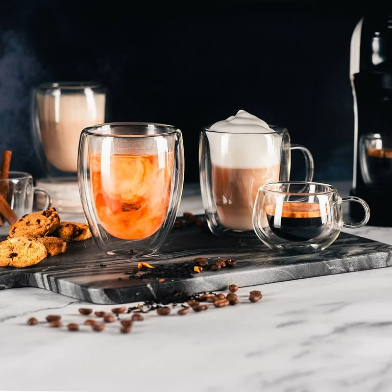 Чаша за еспресо с дръжка Luigi Ferrero Coffeina FR-8016 95ml, 2 броя