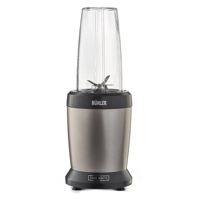 Нутри блендер Muhler MNB-1200, 1200W, 6 ножа, 2 чаши, Old Gold