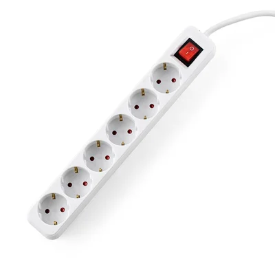 Разклонител с ключ, 6G, 1.5mm2,  1.5m дължина