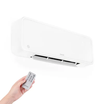 Печка керамична Muhler MCW-2035, 2000W, стенна, стъклен панел, LED дисплей, дистанционно управление