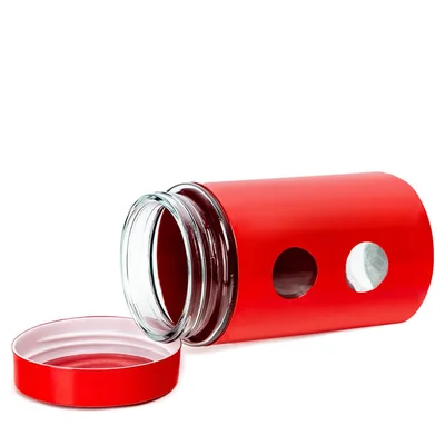 Storage jar Muhler MR-1406RM 1.05L, red