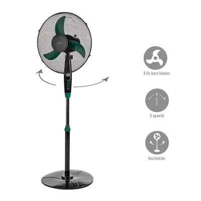 16'' Stand fan Muhler FM-1650, 40W
