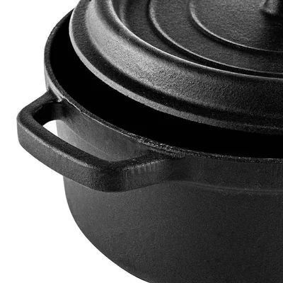 Cooking Pot Muhler Tika MR-2448CI NEW 24x10.5cm, 3.4L, Cast Iron