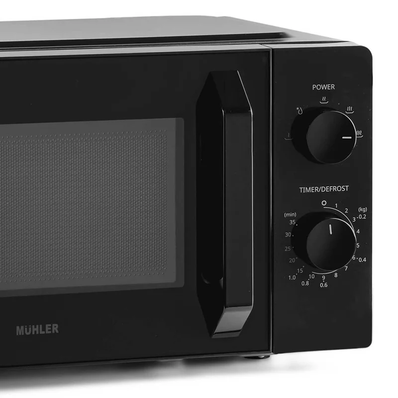 Микровълнова фурна Muhler MO-5055, 20L,черна механична