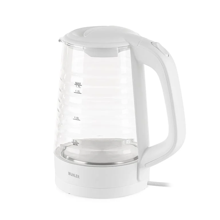 Кана електрическа Muhler WK-189G, 2200W, 1.7л. стъклена