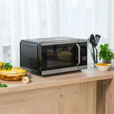 Микровълнова фурна 5в1 MUHLER MO-979 Air Plus, 27L, черна, дигитална