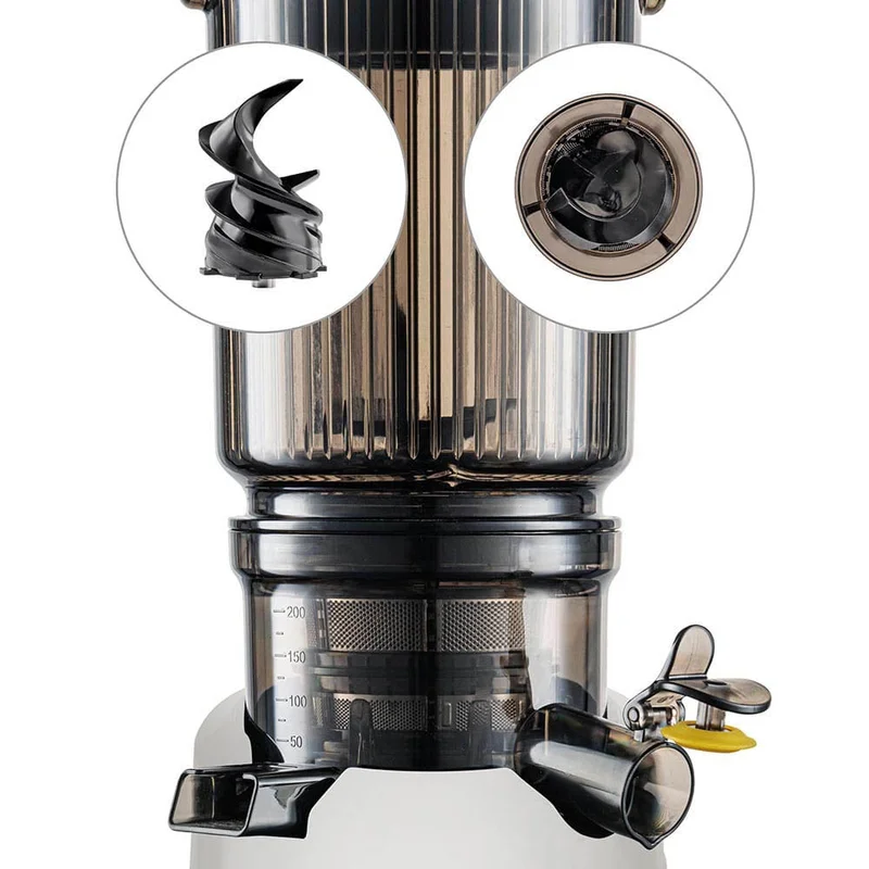 Сокоизстисквачка бавнооборотна Muhler MSJ - 250, 250W, DC мотор, 125 мм. отвор