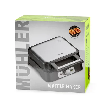 Уред за гофрети белгийска вафла Muhler MHT-1666WXL, 1600W