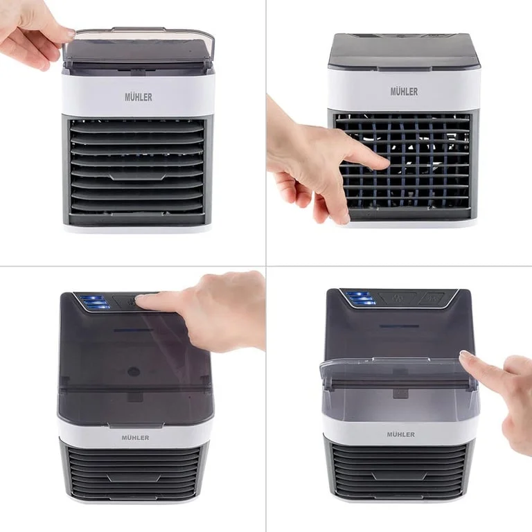 Portable Mini Cooler MUHLER MC-585, USB, LED lights