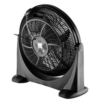 Вентилатор подов 20'' Muhler FM-2020F, 80W, индустриален, пластмасов, черен
