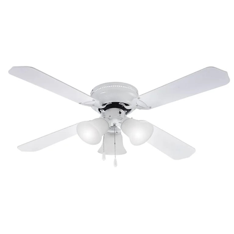 42'' Ceiling fan Muhler MCF-4262W N, 55W, lighting - 3 pcs bulbs, MDF