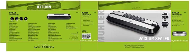 Уред за вакуумиране Muhler MV-109 с 15 бр. торбички