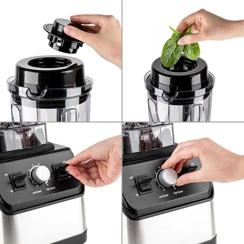 Блендер Muhler MB - 1624 ProMix, 1600W, 2.4L, PP кана
