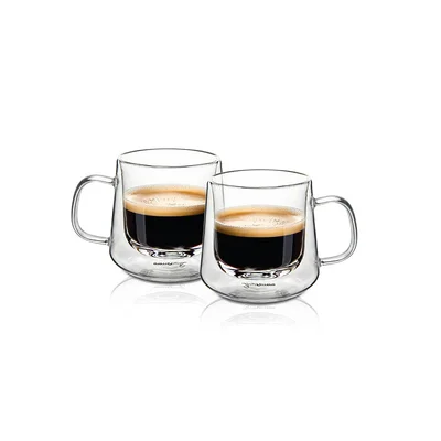 Комплект Еспресо машина Muhler MCM-1583 + 2 x 90ml чаши за еспресо Luigi Ferrero Coffeina FR-8047