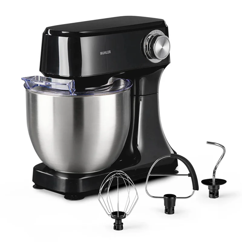 Миксер планетарен  Muhler MXP-800S, 800W, 4.5L купа от неръждаема стомана