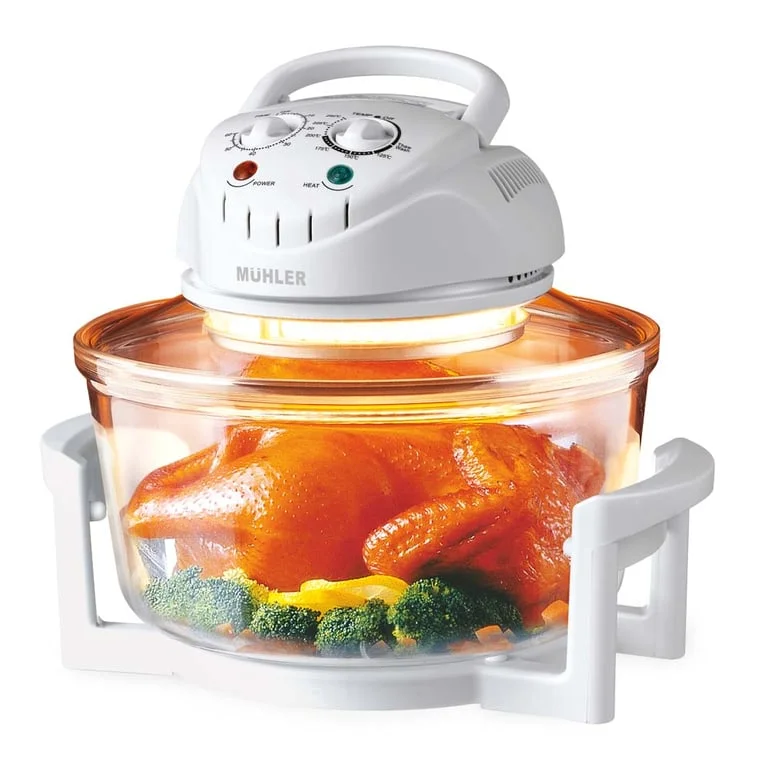 Compact halogen oven and air fryer 2in1 Muhler MFC-1200, 1400W, 12 l