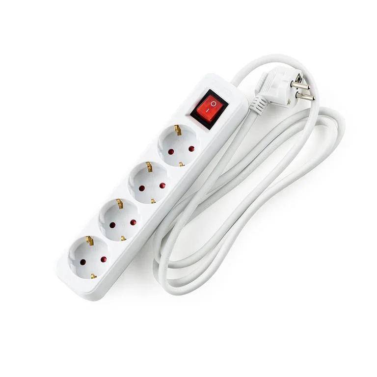 Разклонител с ключ, 4G, 1.5mm2,  1.5m дължина