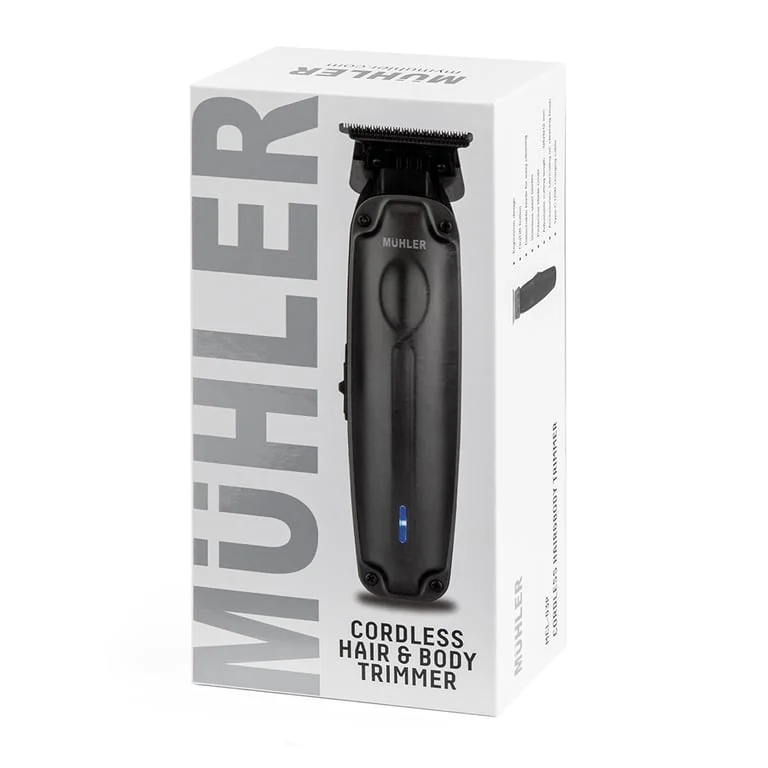Тример за коса и тяло Muhler MCL-03P, 5W акумулаторна USB-C, професионална