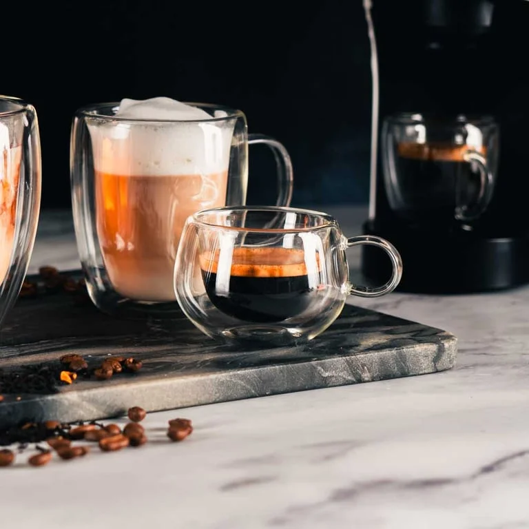 Чаша за еспресо с дръжка Luigi Ferrero Coffeina FR-8016 95ml, 2 броя