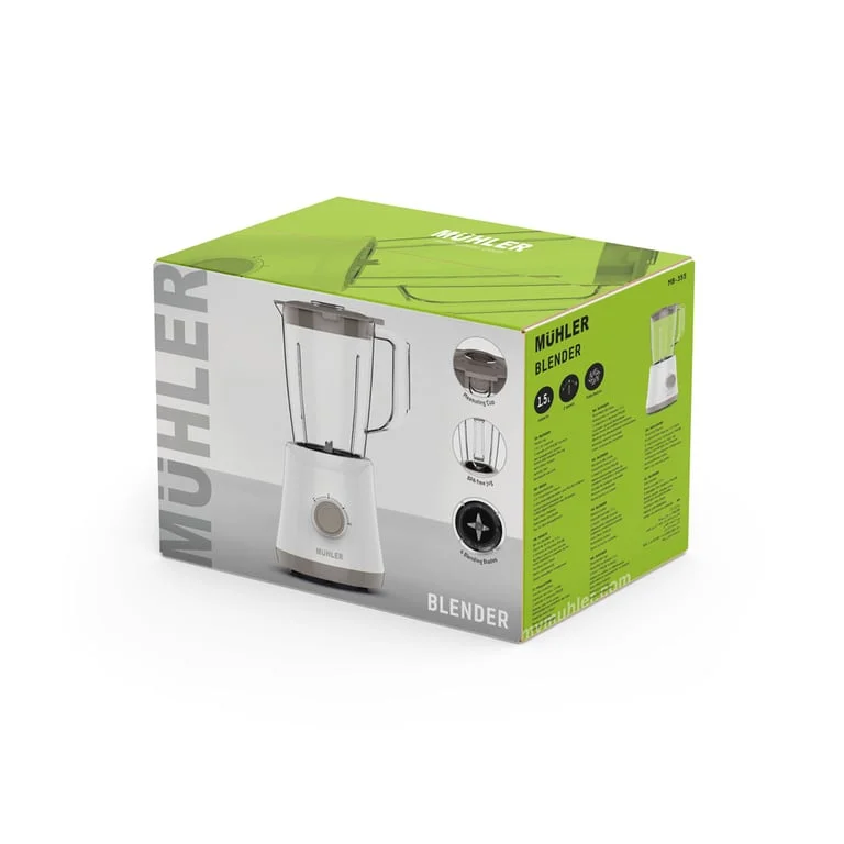 Table Blender Muhler MB-355, 500W, 1.5 л, plast.jug