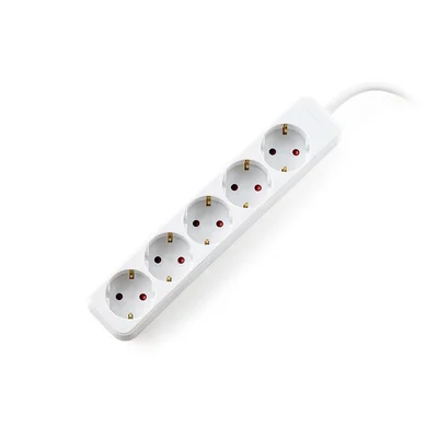 Portable multiple socket Muhler outlets with 5-way shuttered outlets 1.5mm2, 5.0m