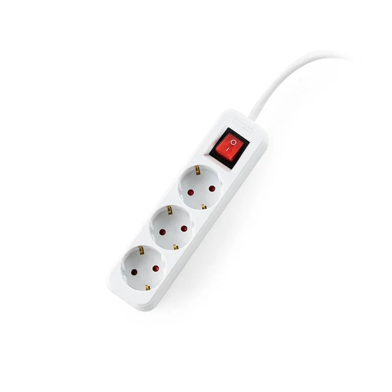 Разклонител Muhler с ключ, 3G, 1.5mm2,  3m дължина