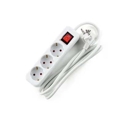 Разклонител Muhler с ключ, 3G, 1.5mm2,  3m дължина