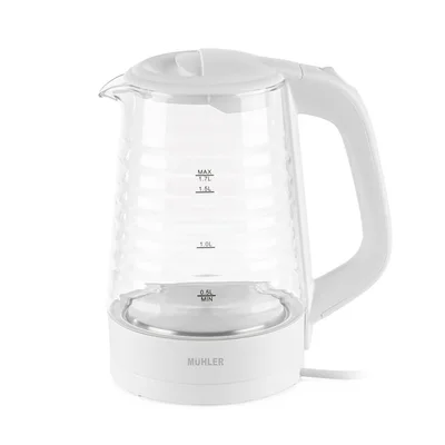 Кана електрическа Muhler WK-189G, 2200W, 1.7л. стъклена