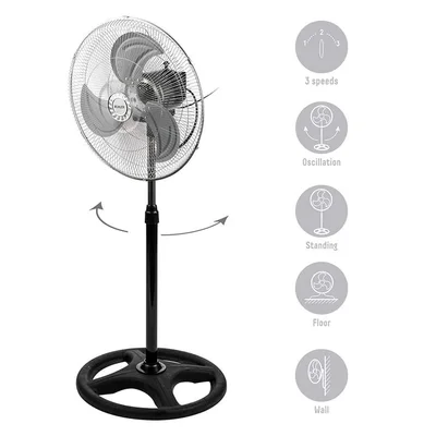 18" Industial fan Muhler FM-8138D 3in1, stand, wall, floor