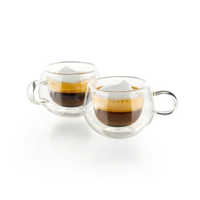 Чаша за еспресо с дръжка Luigi Ferrero Coffeina FR-8016 95ml, 2 броя