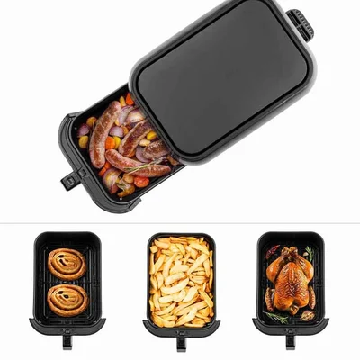 Promo-set Air fryer Muhler MFX-815 1700W 8L + Cookbook with 69 recipes for air fryer by Borislava Lyutskanova
