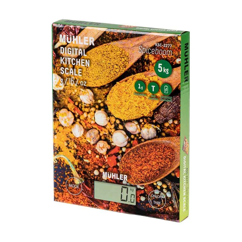 Везна Muhler KSC-2277 ел.кухненска,Spicebloom, 5kg