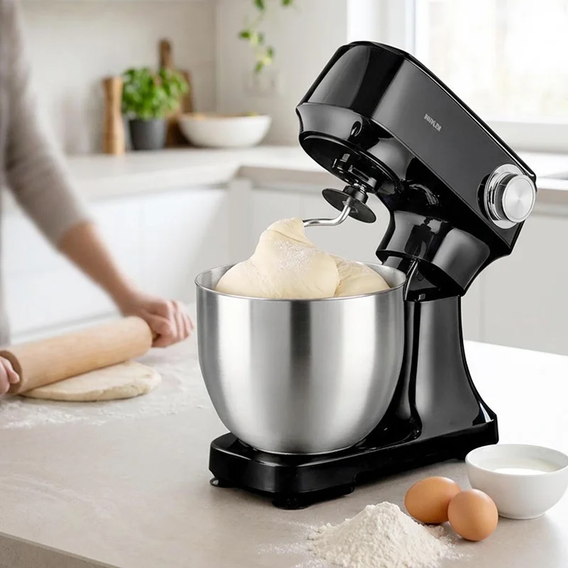 Миксер планетарен  Muhler MXP-800S, 800W, 4.5L купа от неръждаема стомана