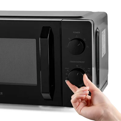 Микровълнова фурна Muhler MO-5055, 20L,черна механична