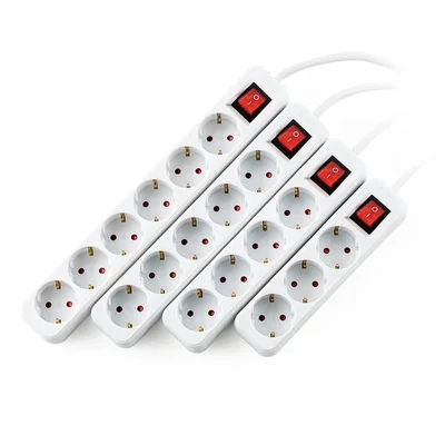 Разклонител с ключ, 3G, 1.5mm2,  1.5m дължина