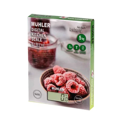 Везна Muhler KSC-2277 ел.кухненска,Iceberry, 5kg