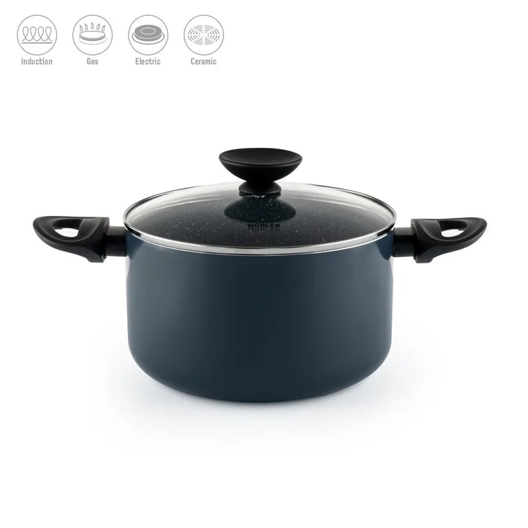 Тенджера дълбока Muhler Nia MR-2245D 22x13cm, 4.5L.